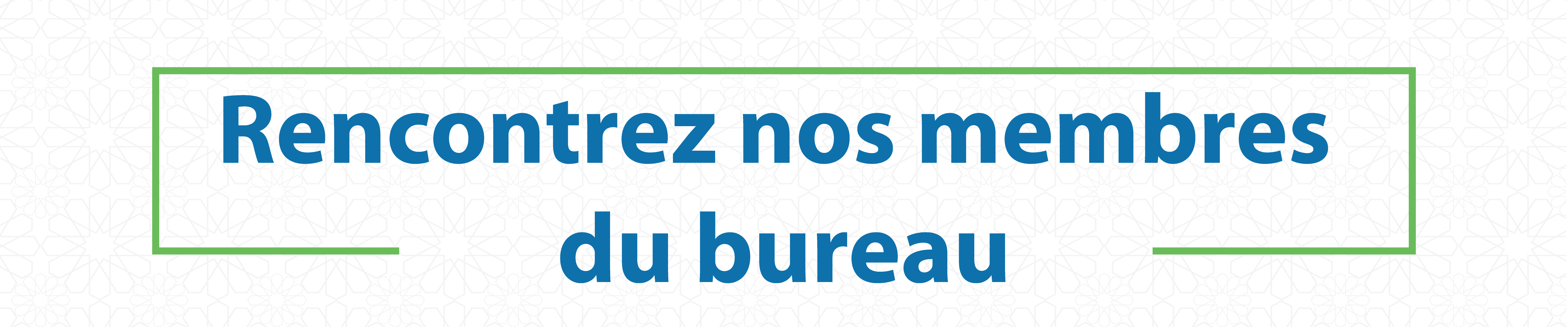 Membre du Bureau